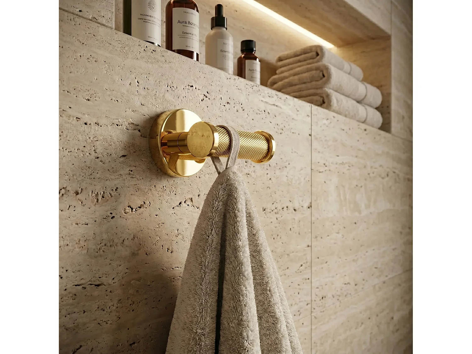Badeværelsesbøjle Rea Modern 6612 Gold