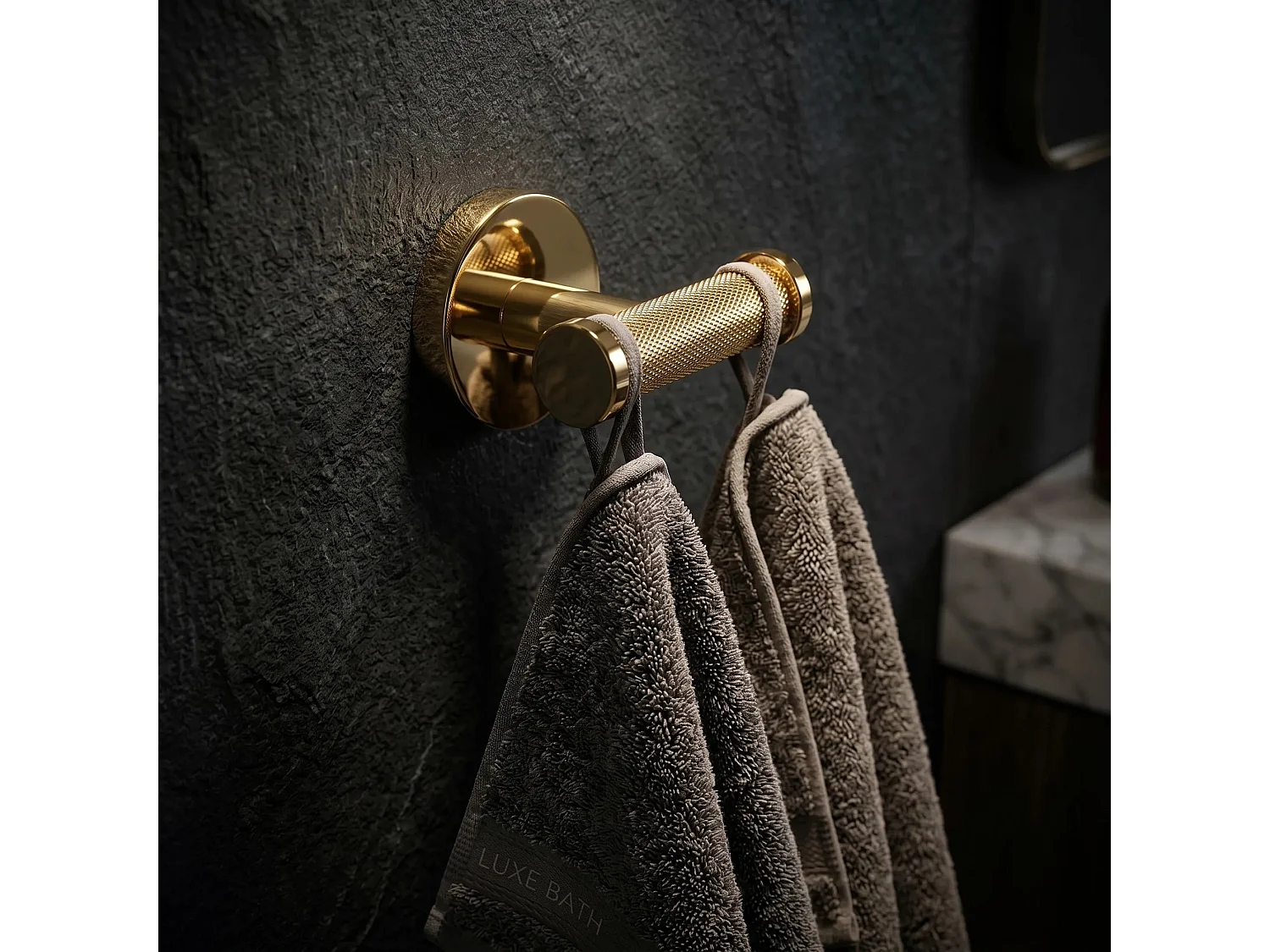 Badeværelsesbøjle Rea Modern 6612 Gold