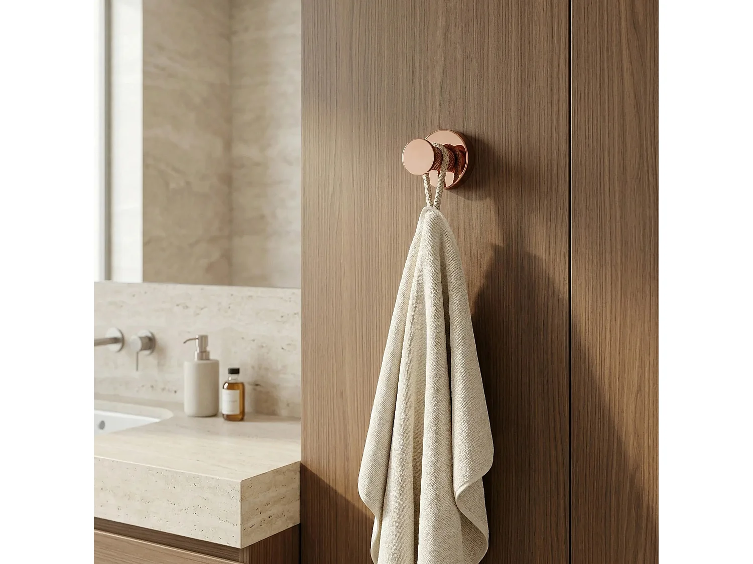 Cintre De Salle De Bain Rea 6606 Modern Copper