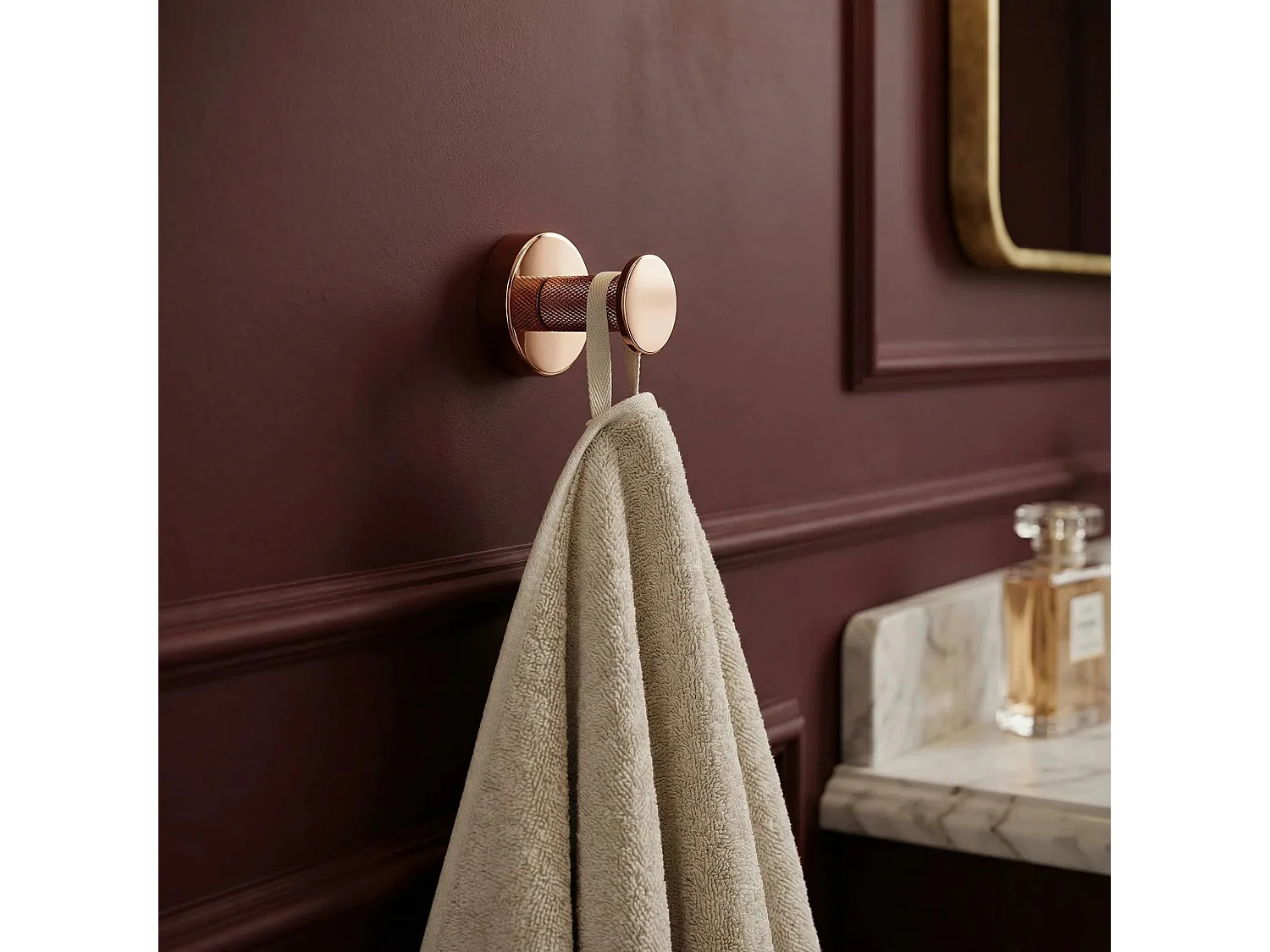 Cintre De Salle De Bain Rea 6606 Modern Copper