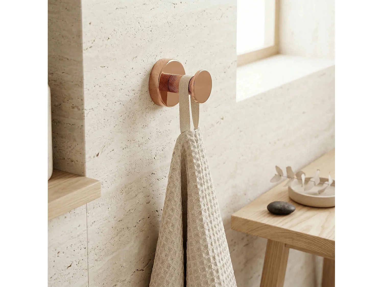 Cintre De Salle De Bain Rea 6606 Modern Copper