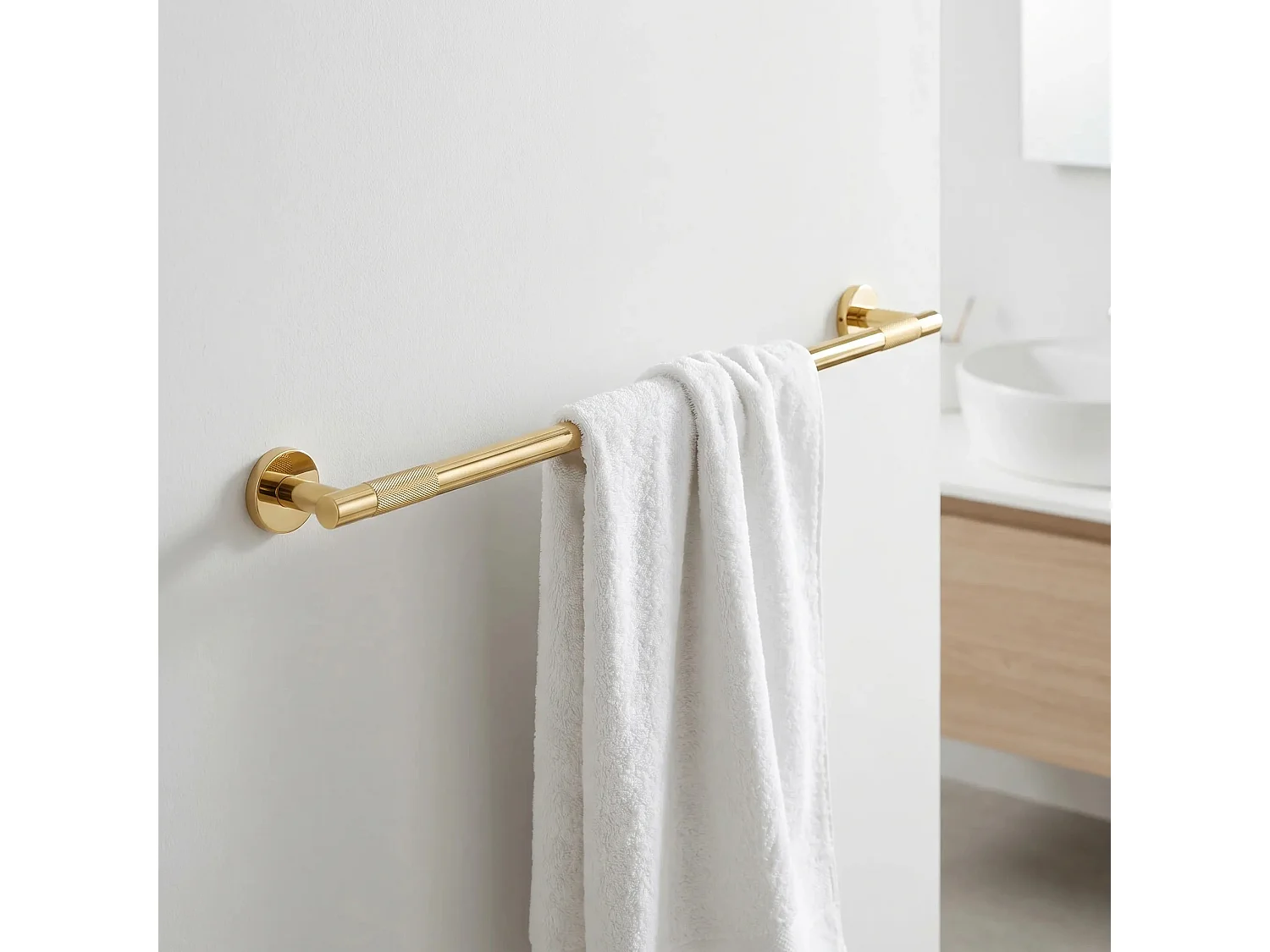 Cintre De Salle De Bain Rea 6603 Modern Gold