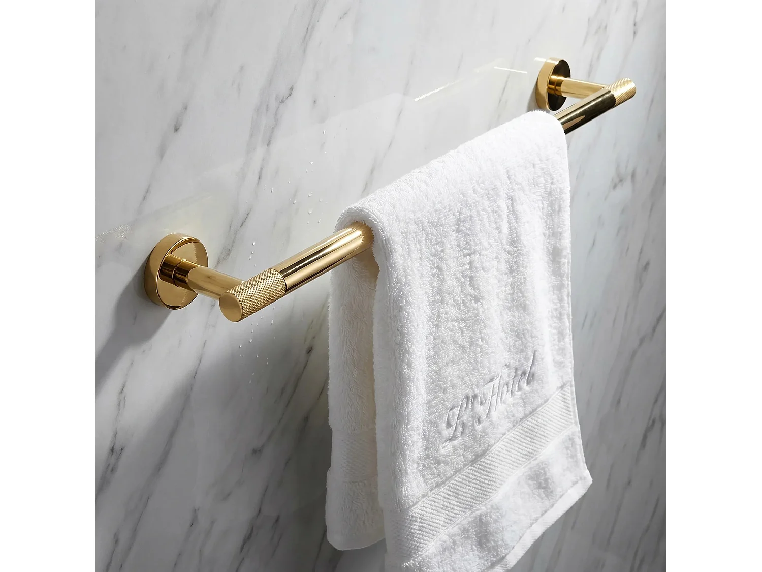 Cintre De Salle De Bain Rea 6603 Modern Gold