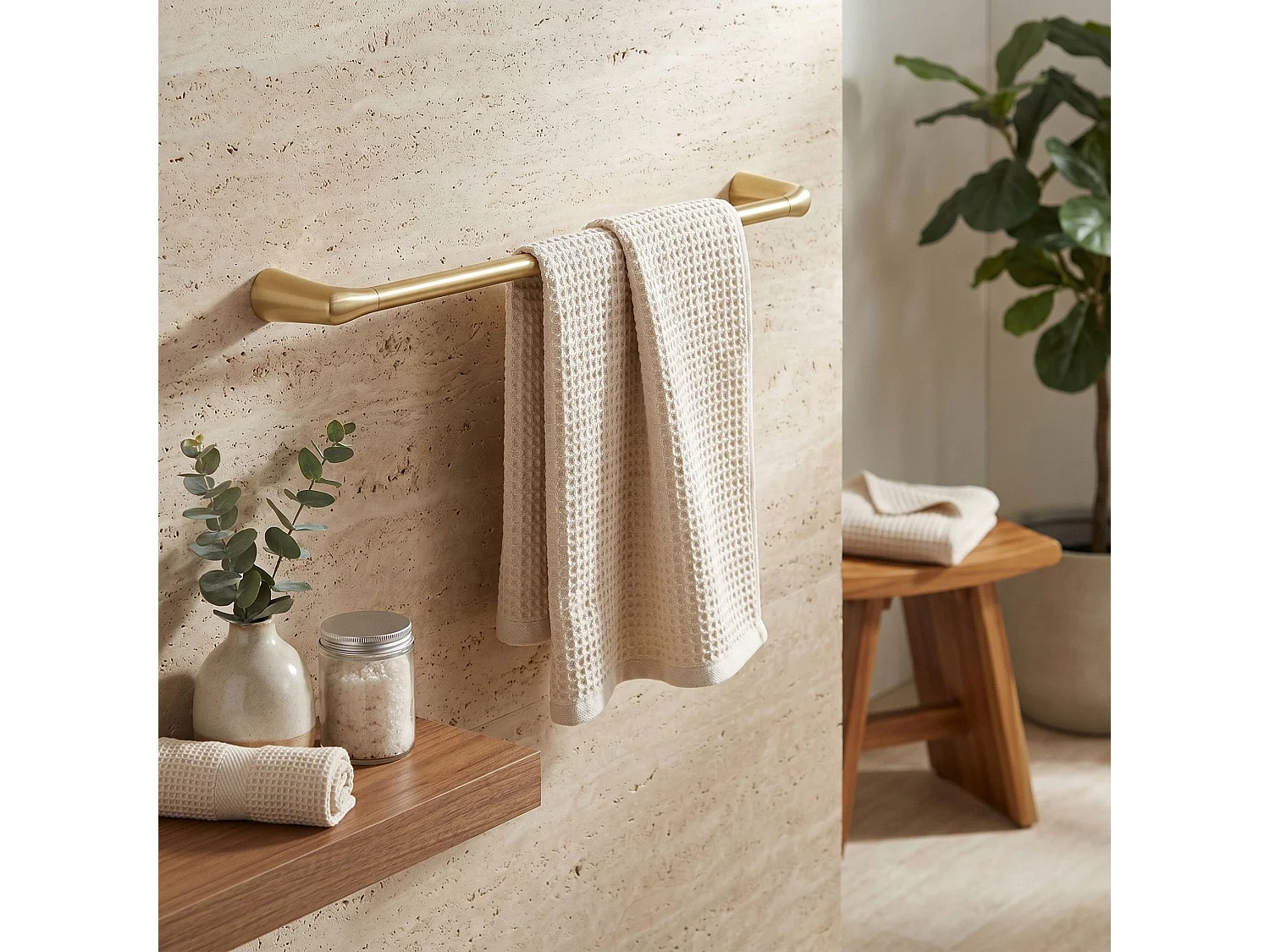 Cintre De Salle De Bain Rea Vibe 16201 Brush Gold