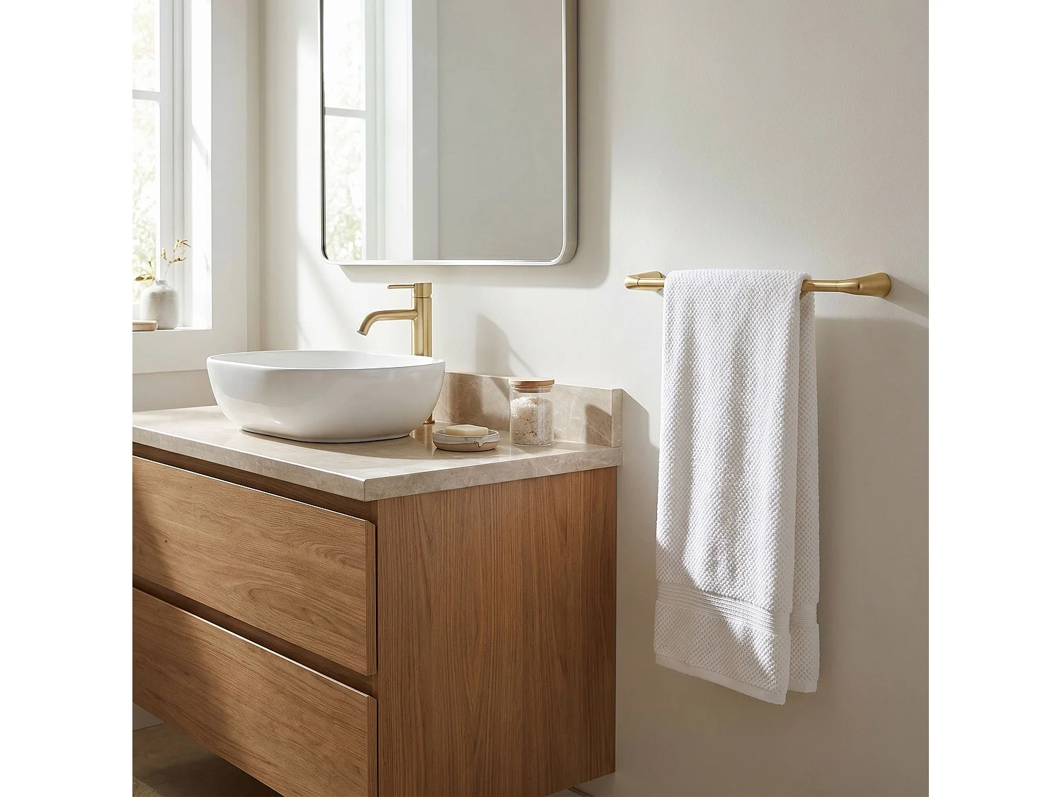 Cintre De Salle De Bain Rea Vibe 16201 Brush Gold
