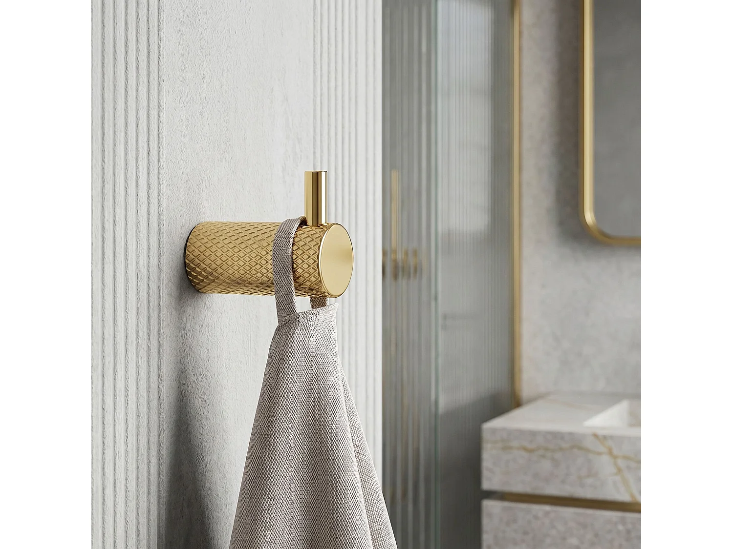 Porte-Serviette Rea A62305G Gold