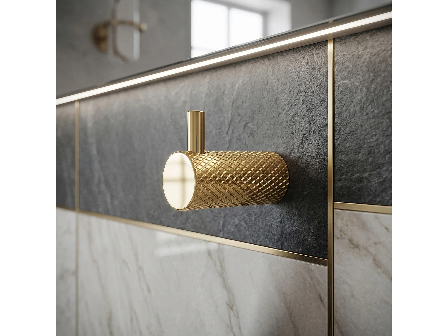 Porte-Serviette Rea A62305G Gold