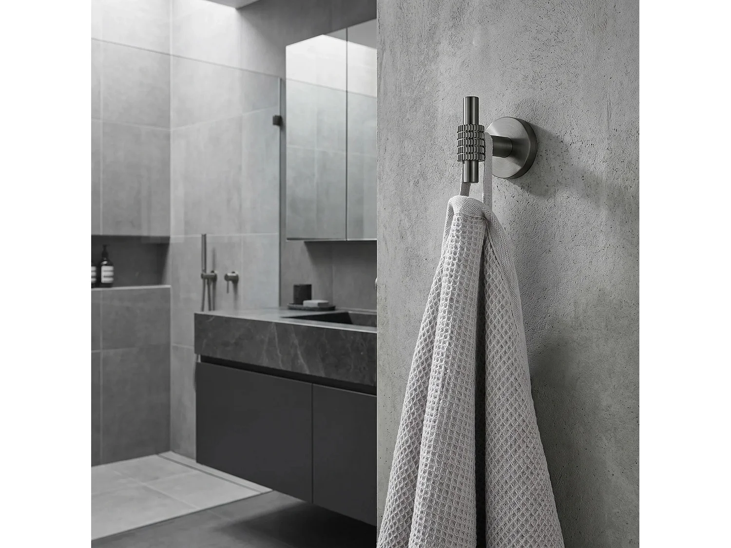 Cintre De Salle De Bain Rea Riwon 29104 Titanium