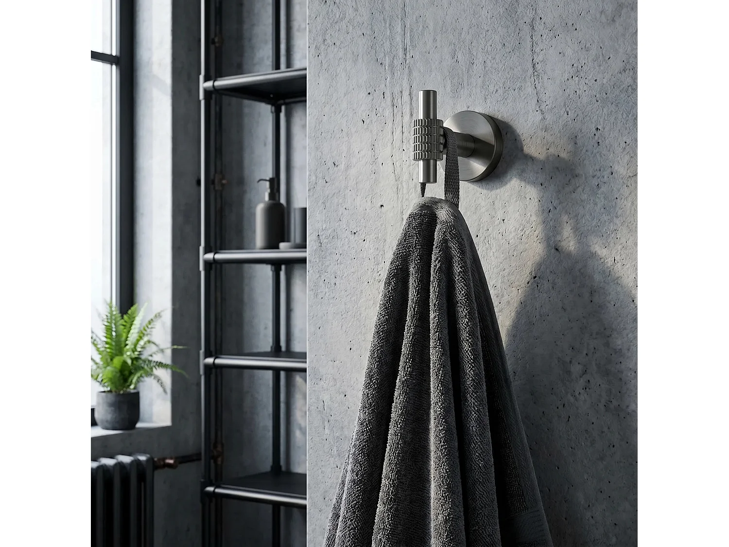 Cintre De Salle De Bain Rea Riwon 29104 Titanium