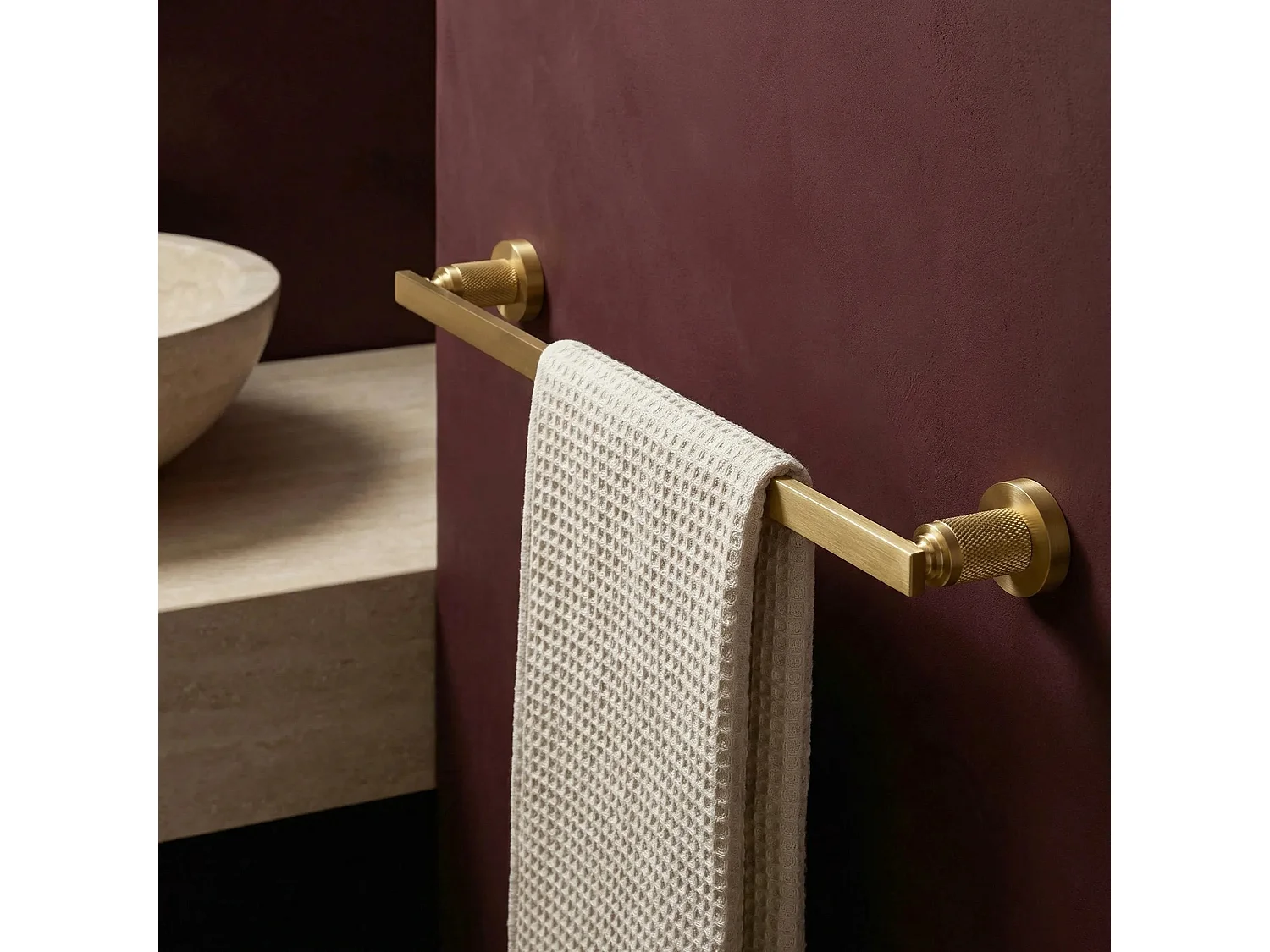Cintre De Salle De Bain Rea 81301 Virro Brush Gold