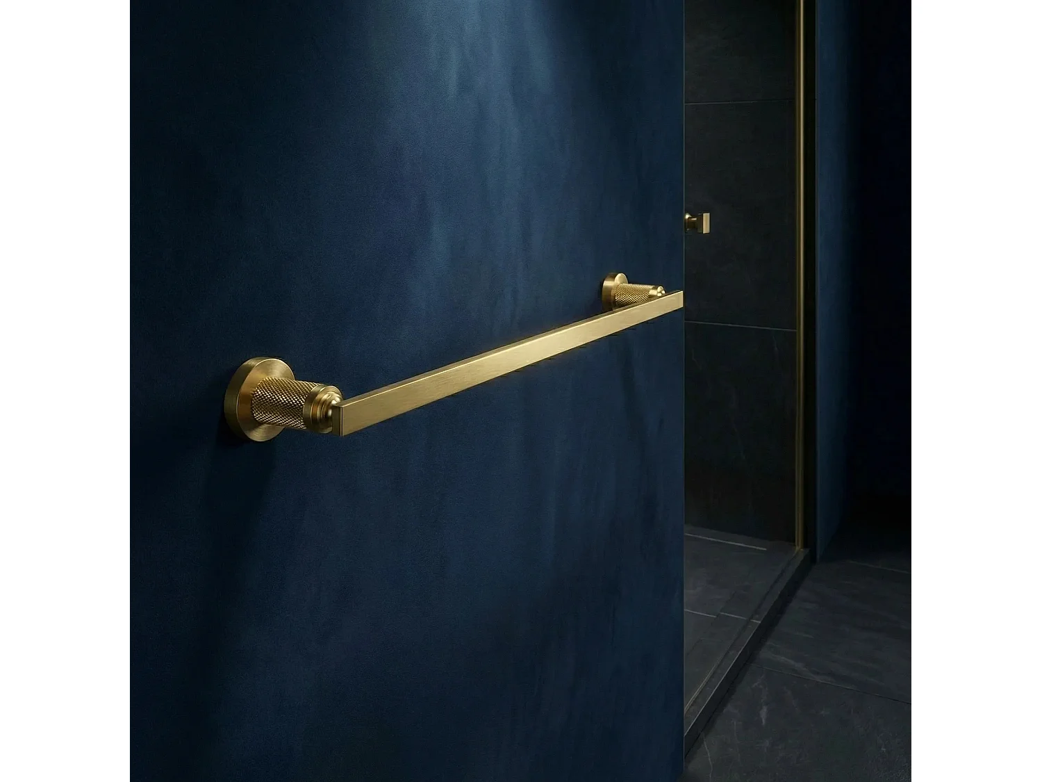 Cintre De Salle De Bain Rea 81301 Virro Brush Gold