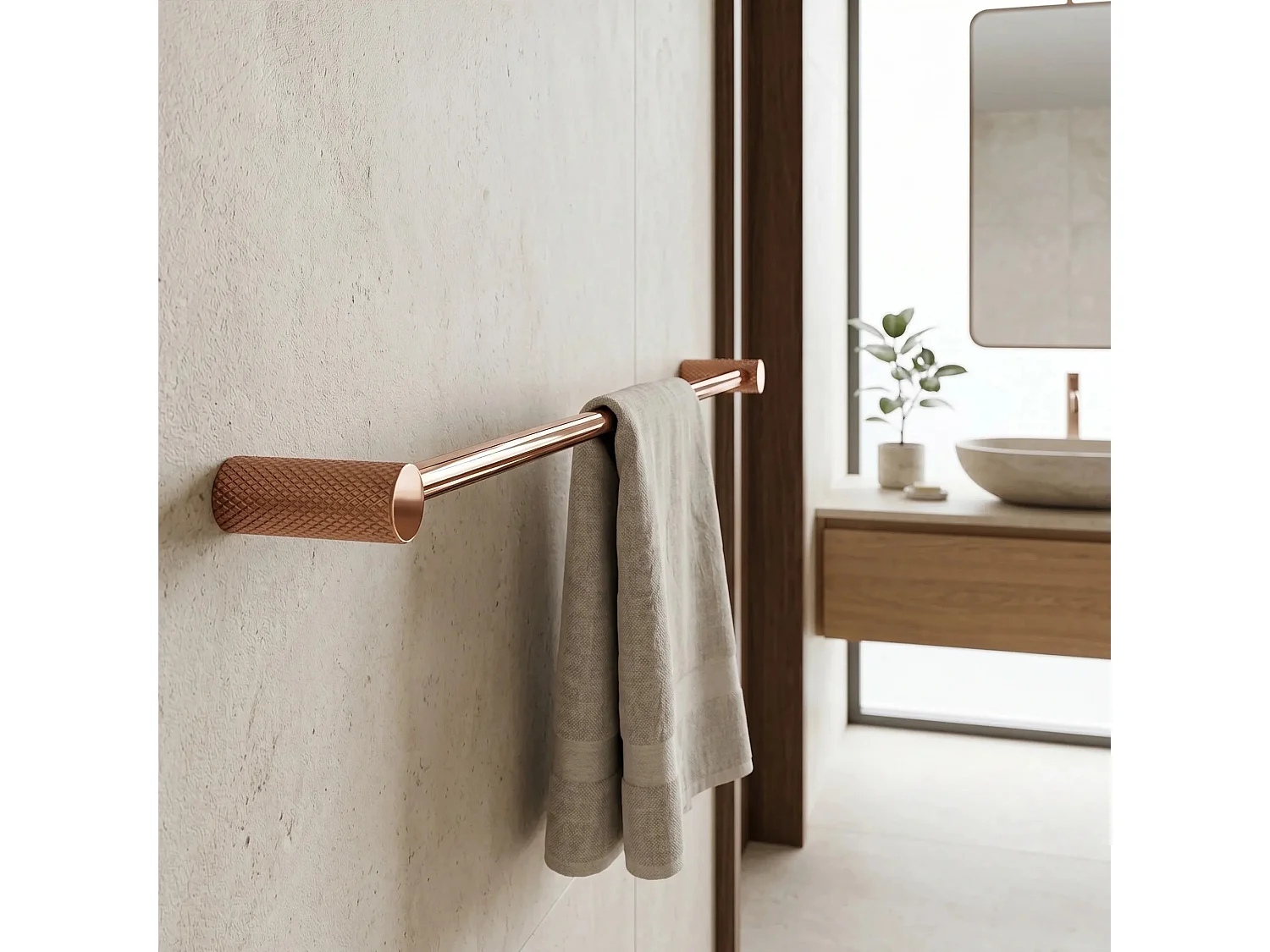 Porte-Serviette Rea Otto A62301Rg Copper