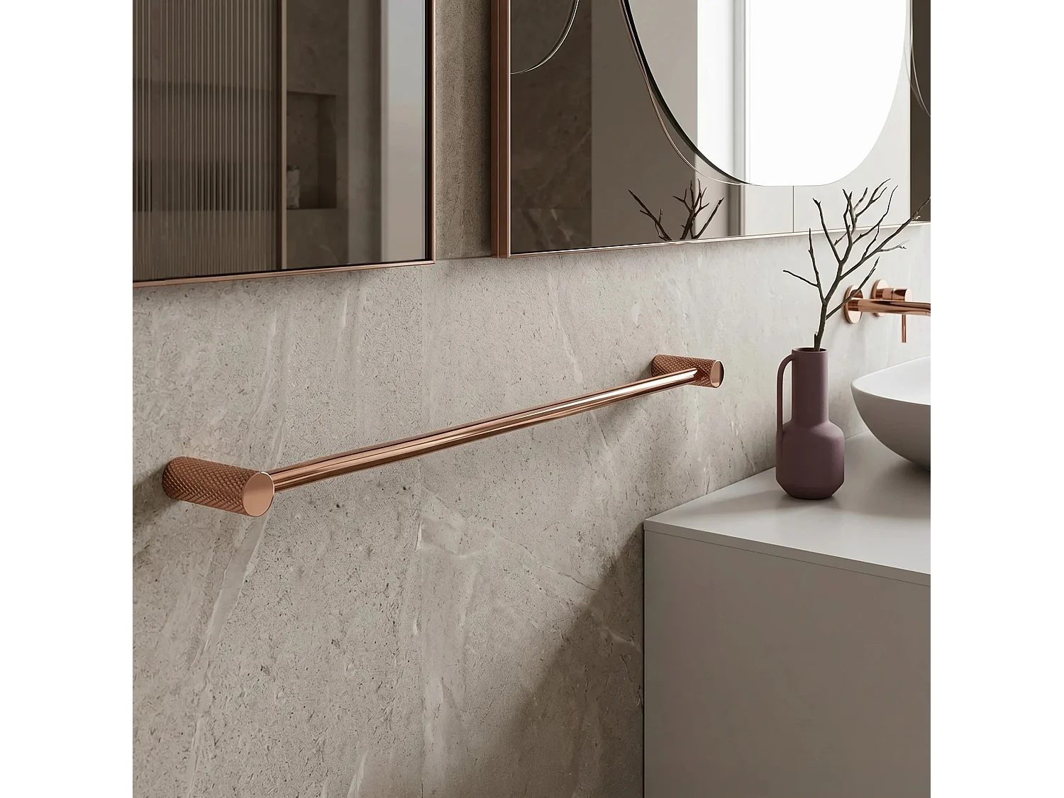 Porte-Serviette Rea Otto A62301Rg Copper