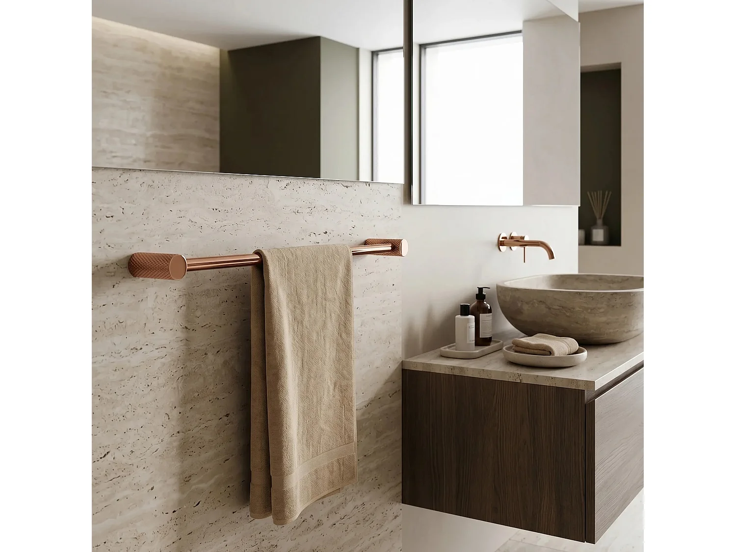Porte-Serviette Rea Otto A62301Rg Copper