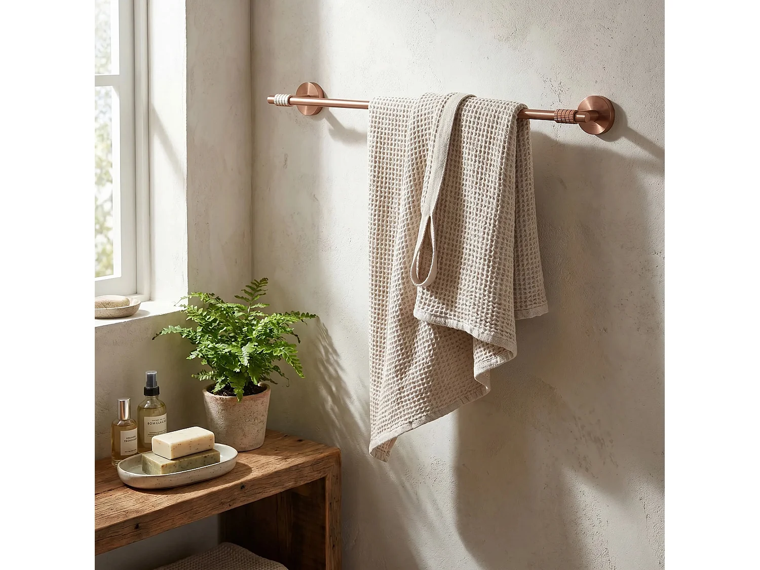 Cintre De Salle De Bain Rea Riwon 29101 Brush Copper