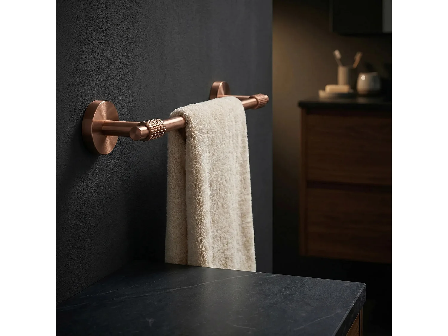 Cintre De Salle De Bain Rea Riwon 29101 Brush Copper