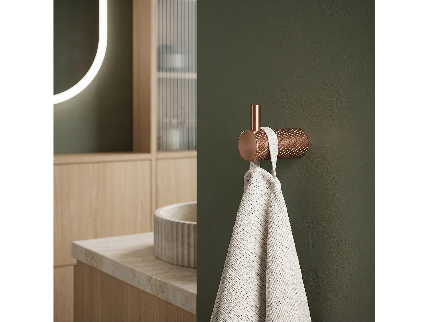 Porte-Serviette Rea A62305Brg Brush Copper
