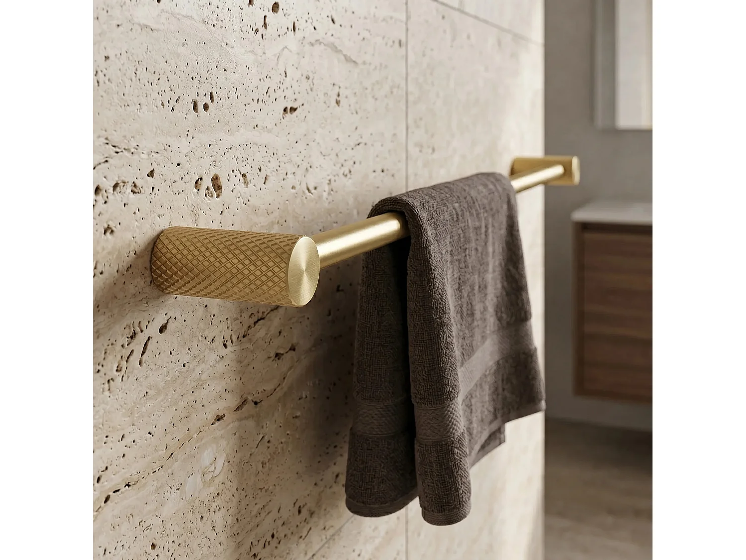 Porte-Serviette Rea Otto A62301Bg Brush Gold