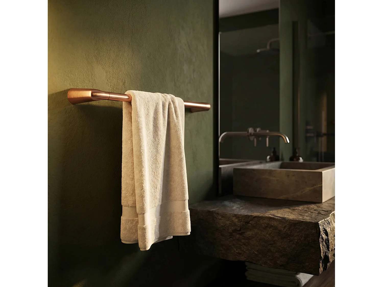 Cintre De Salle De Bain Rea Vibe 16201 Brush Copper