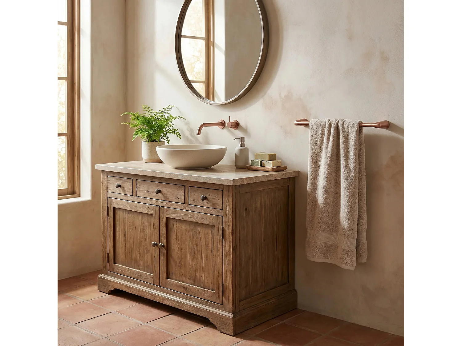 Cintre De Salle De Bain Rea Vibe 16201 Brush Copper