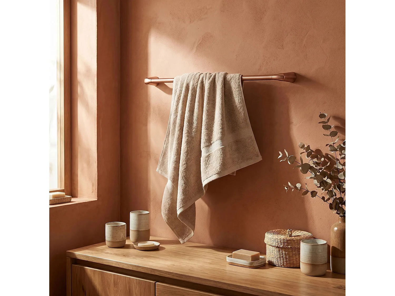 Cintre De Salle De Bain Rea Vibe 16201 Brush Copper