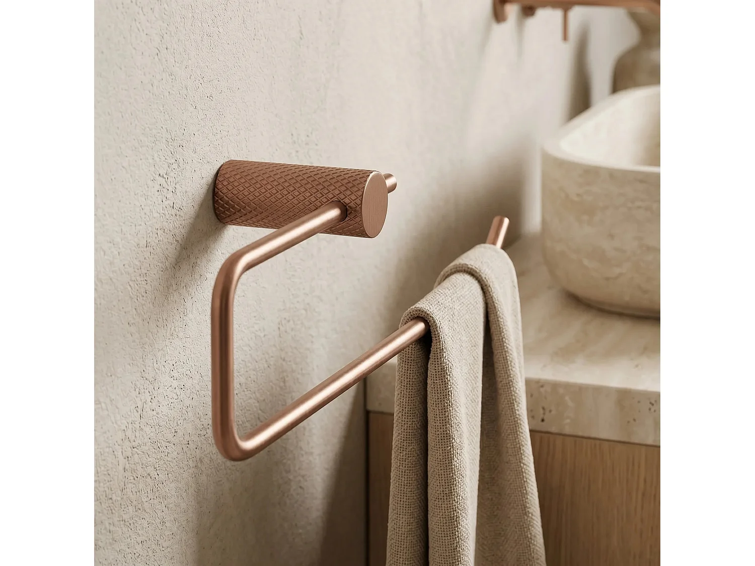 Porte-Serviette Rea Otto A62310Brg Brush Copper