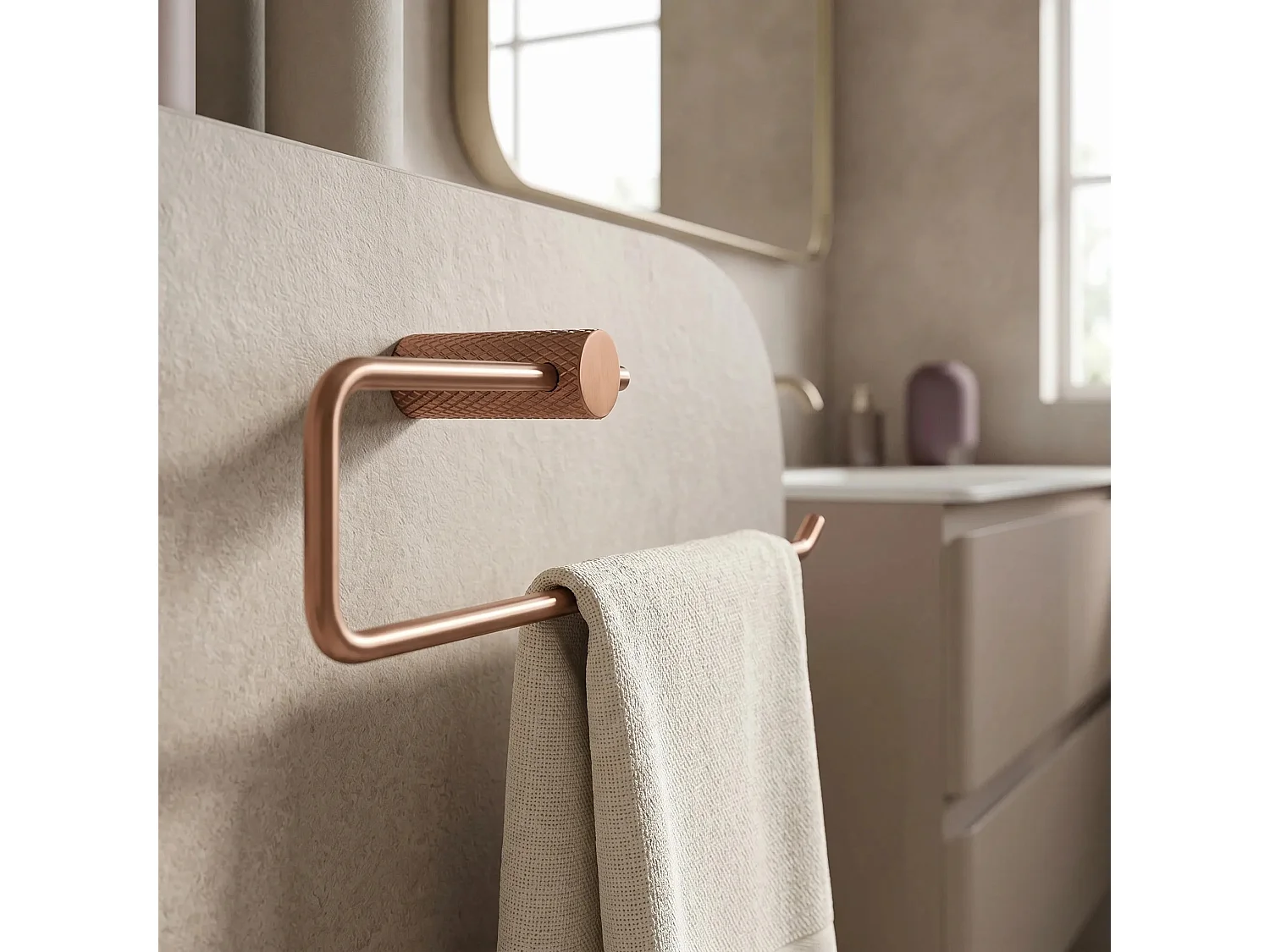 Porte-Serviette Rea Otto A62310Brg Brush Copper