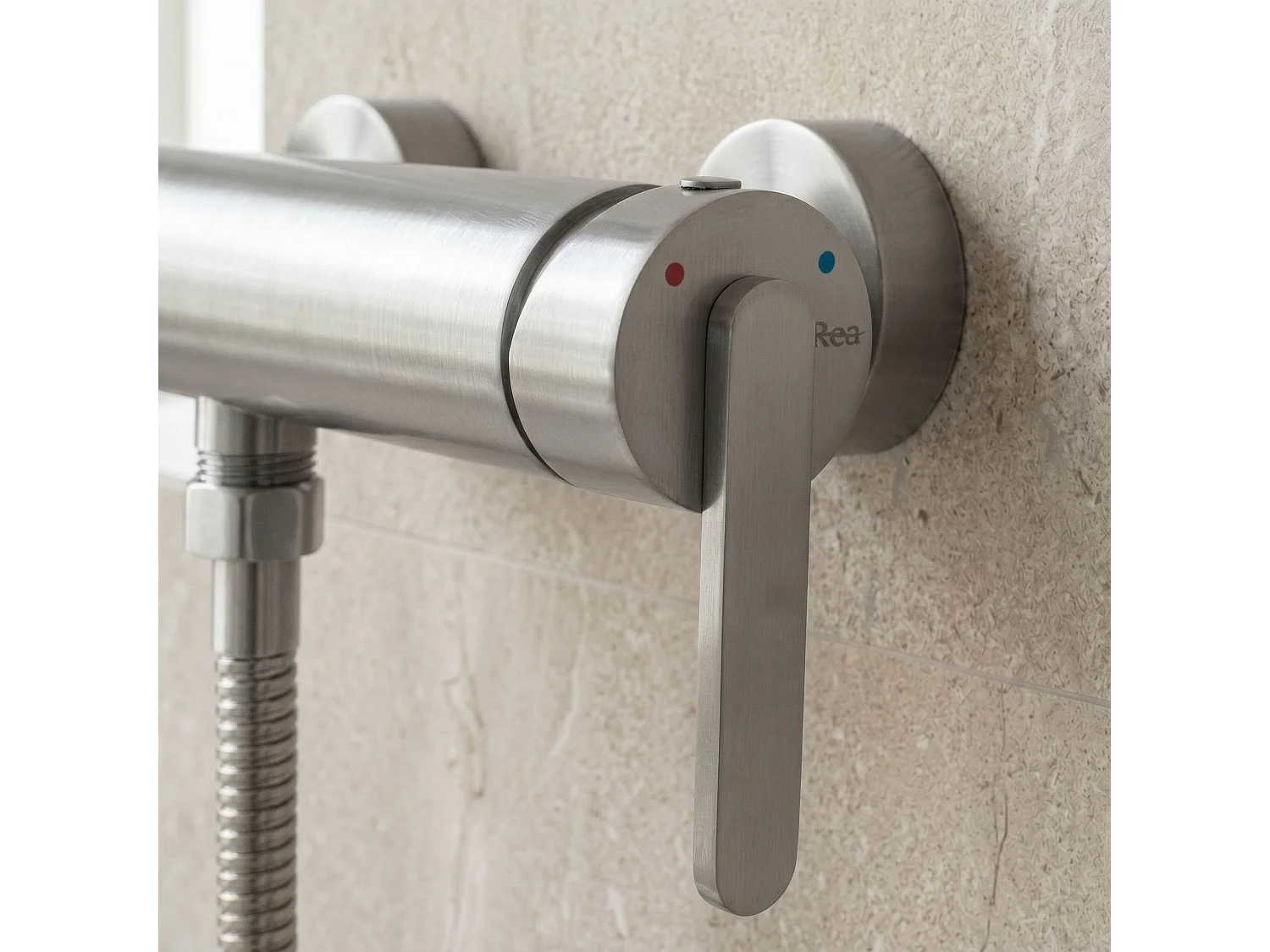 Robinet De Douche Rea Ontario Side Brush Steel