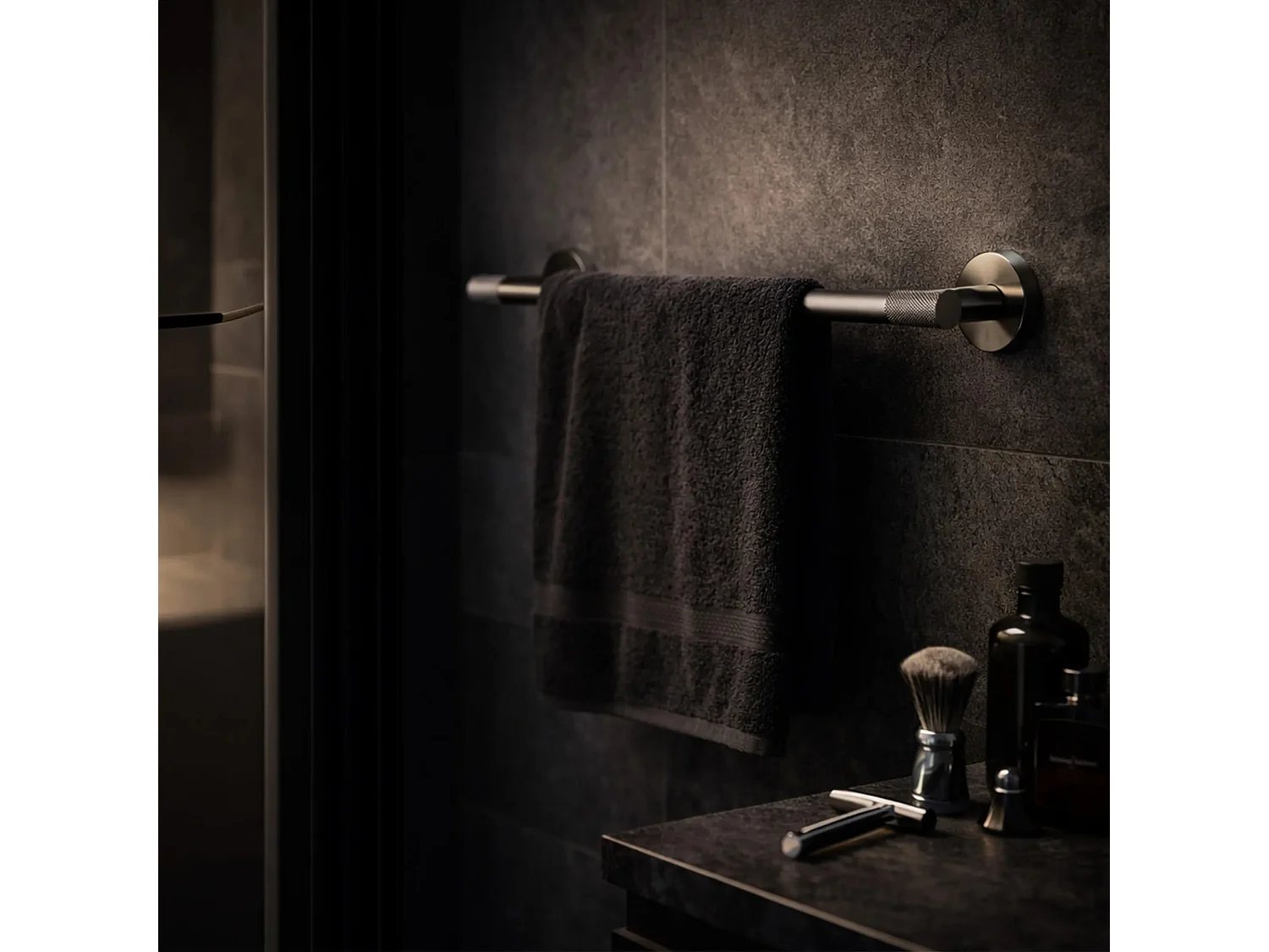 Porte-Serviettes Rea 6603 Modern Titanium