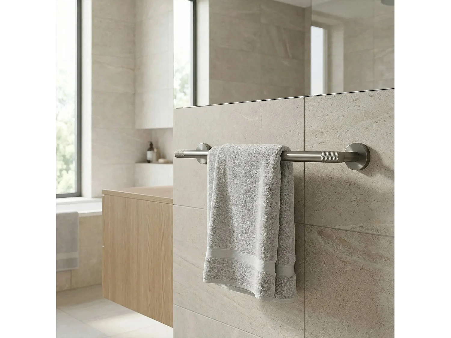 Porte-Serviettes Rea 6603 Modern Titanium