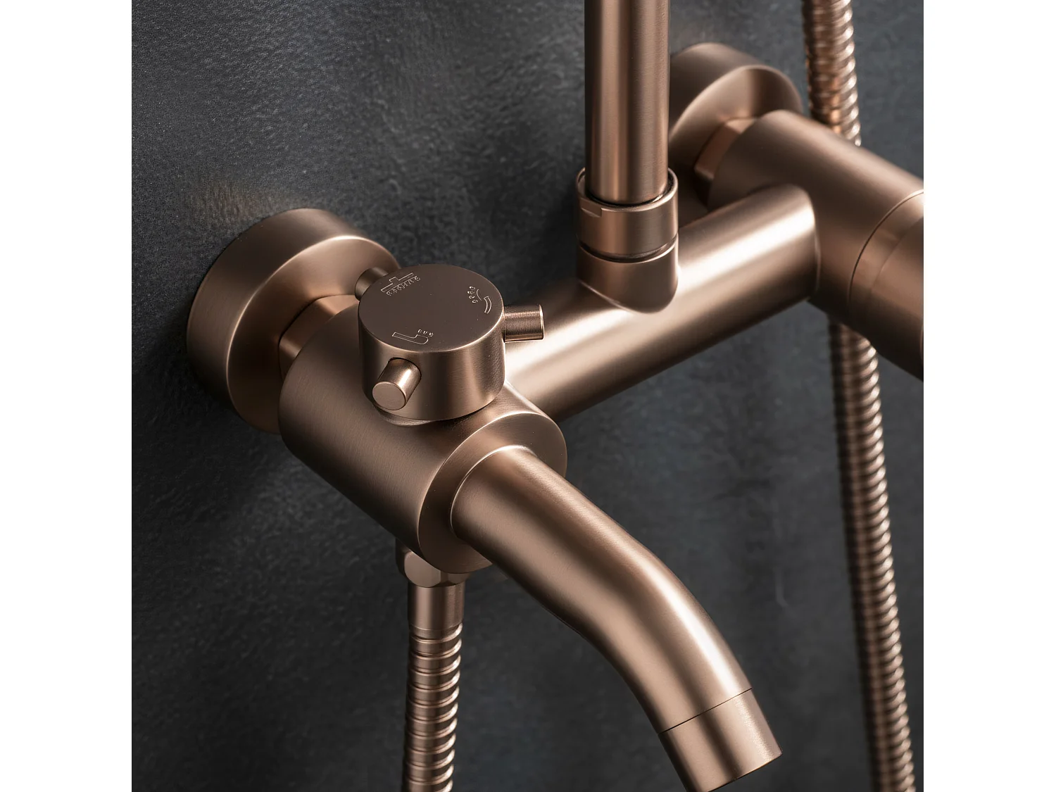 Doucheset Rea Luis Brush Copper