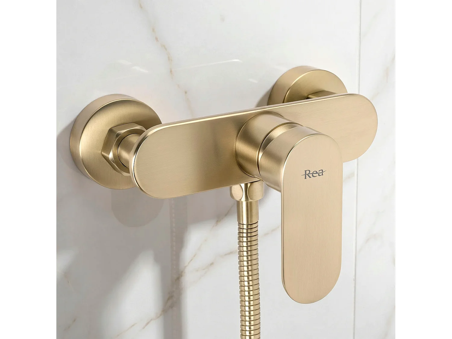Duscharmatur Rea Drop Brush Gold