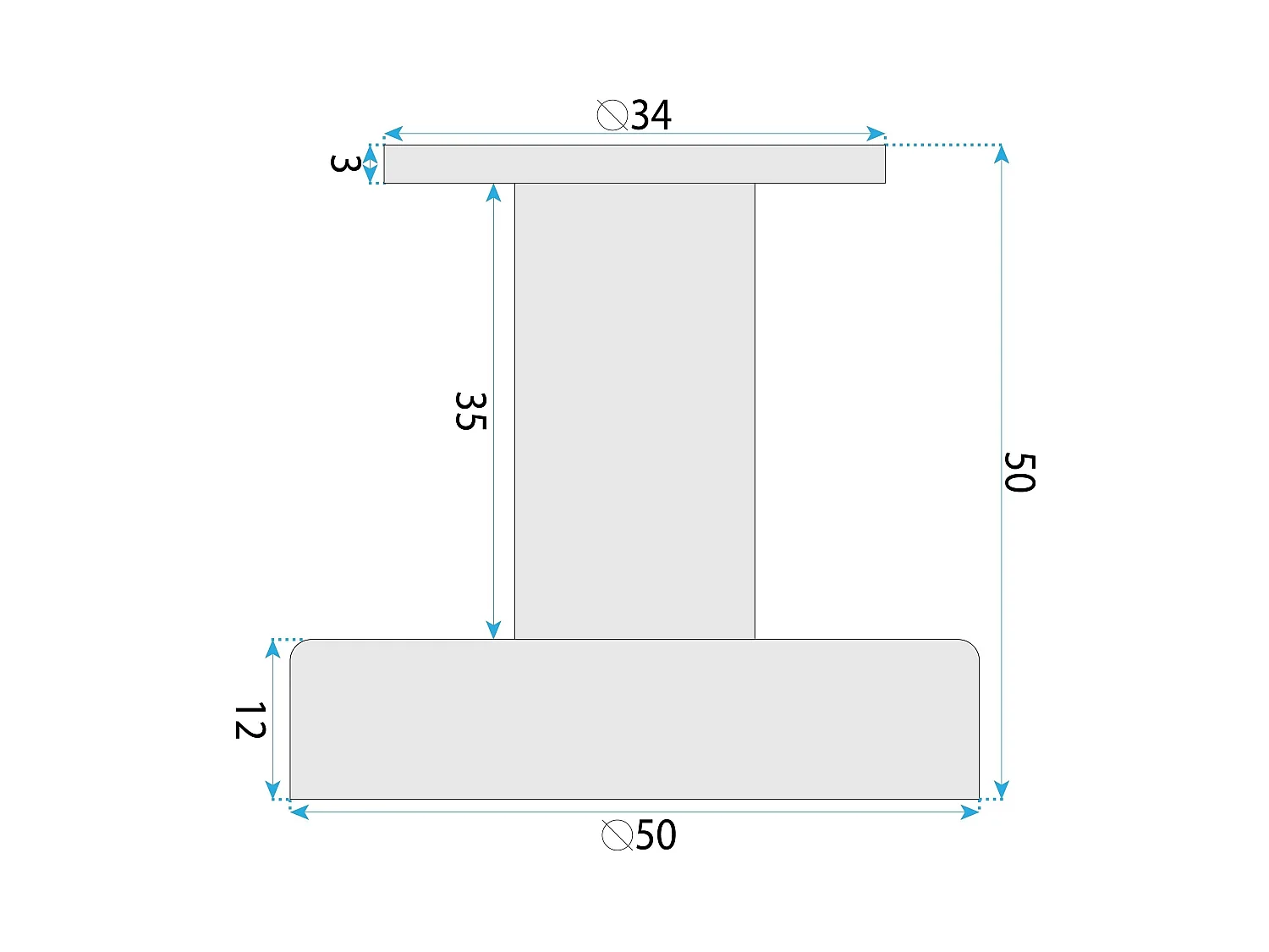 Cintre De Salle De Bain Rea 6606 Modern Titanium