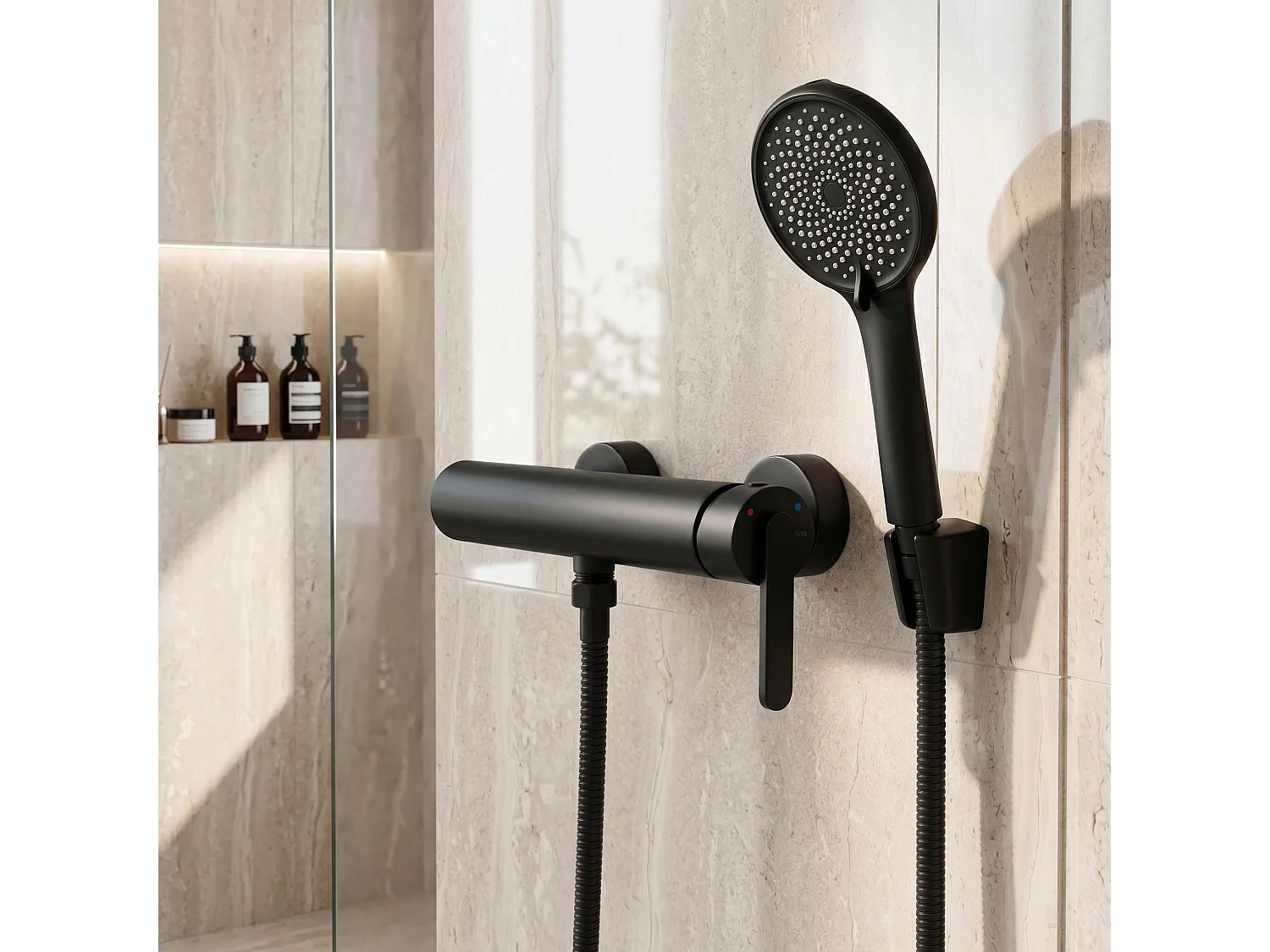 Robinet De Douche Rea Ontario Side Black