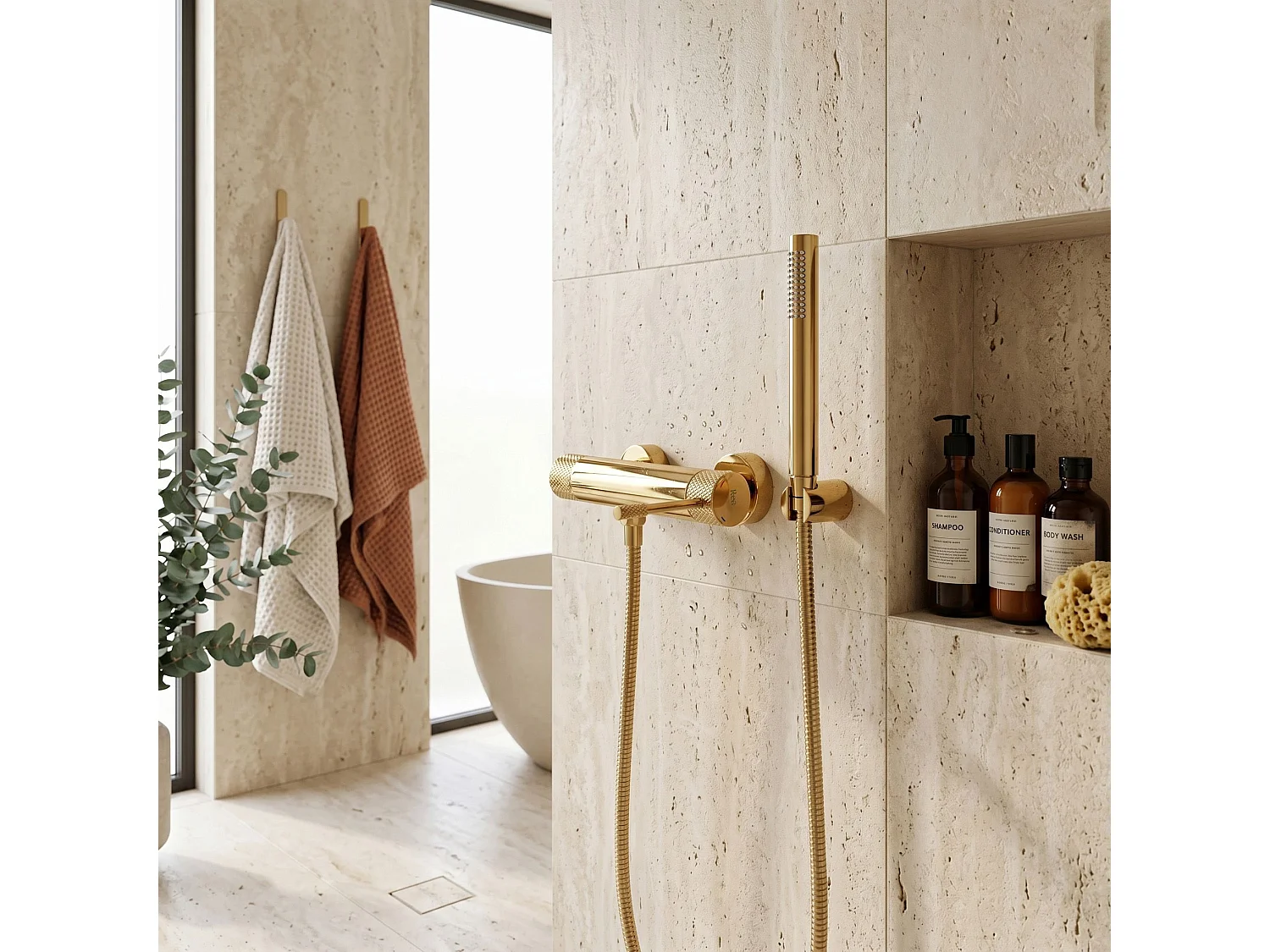 Robinet De Douche Rea Venti Gold