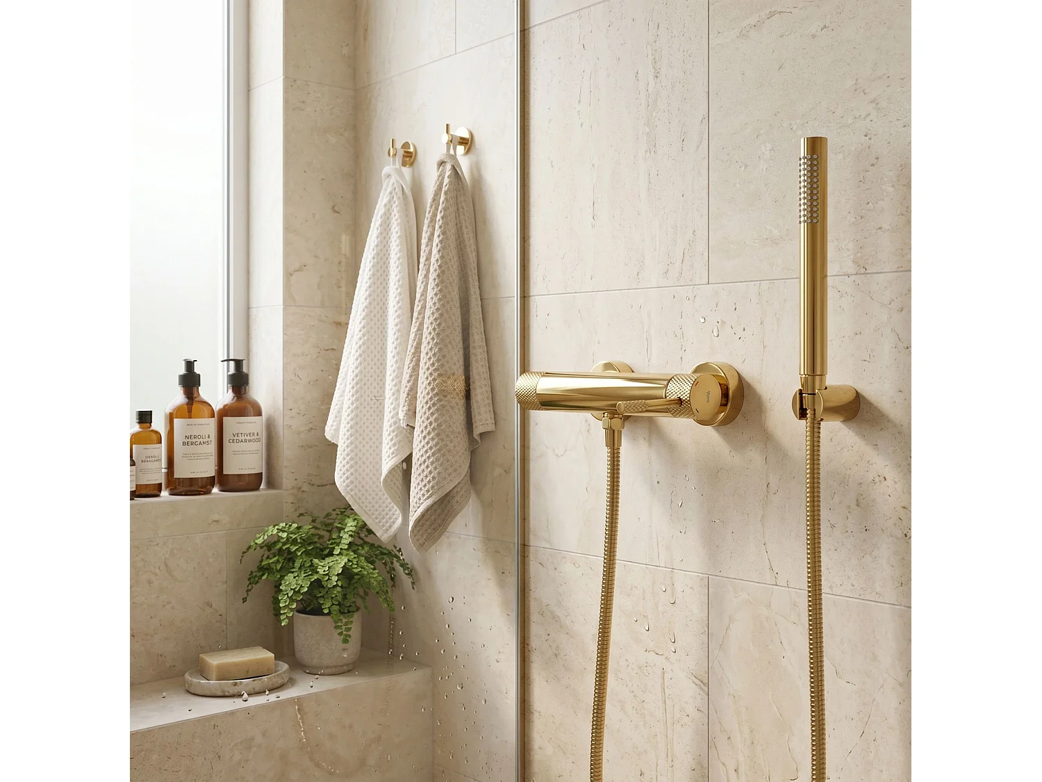 Robinet De Douche Rea Venti Gold