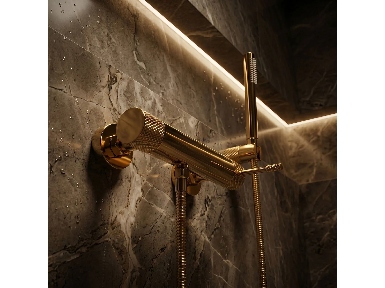 Robinet De Douche Rea Venti Gold
