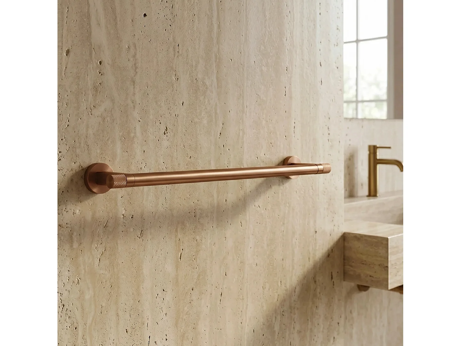 Cintre De Salle De Bain Rea Ori 39101 Brush Copper