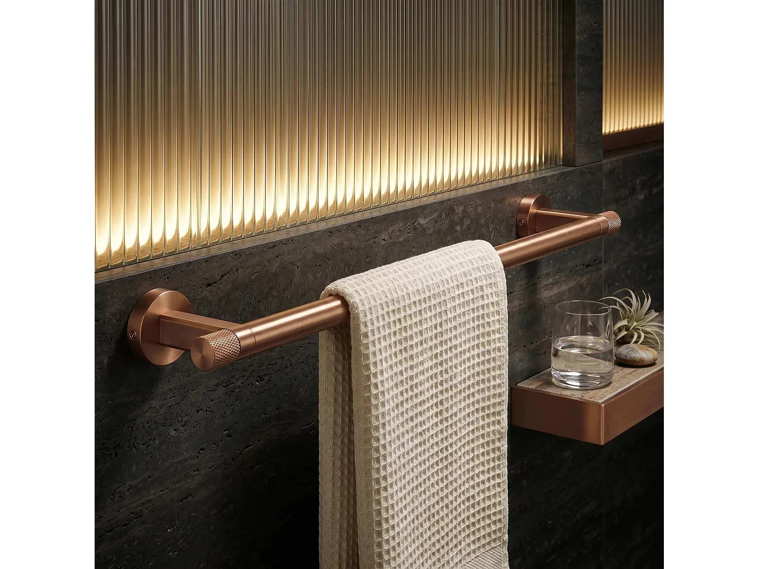 Cintre De Salle De Bain Rea Ori 39101 Brush Copper