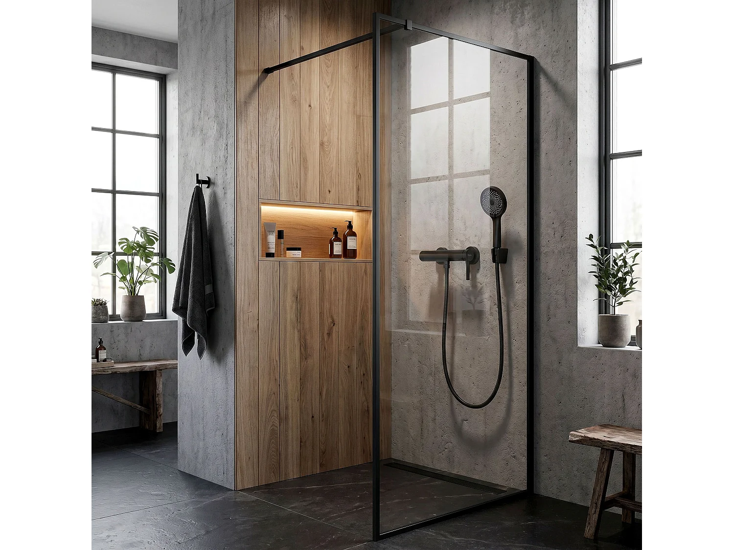 Robinet De Douche Rea Rivo Black