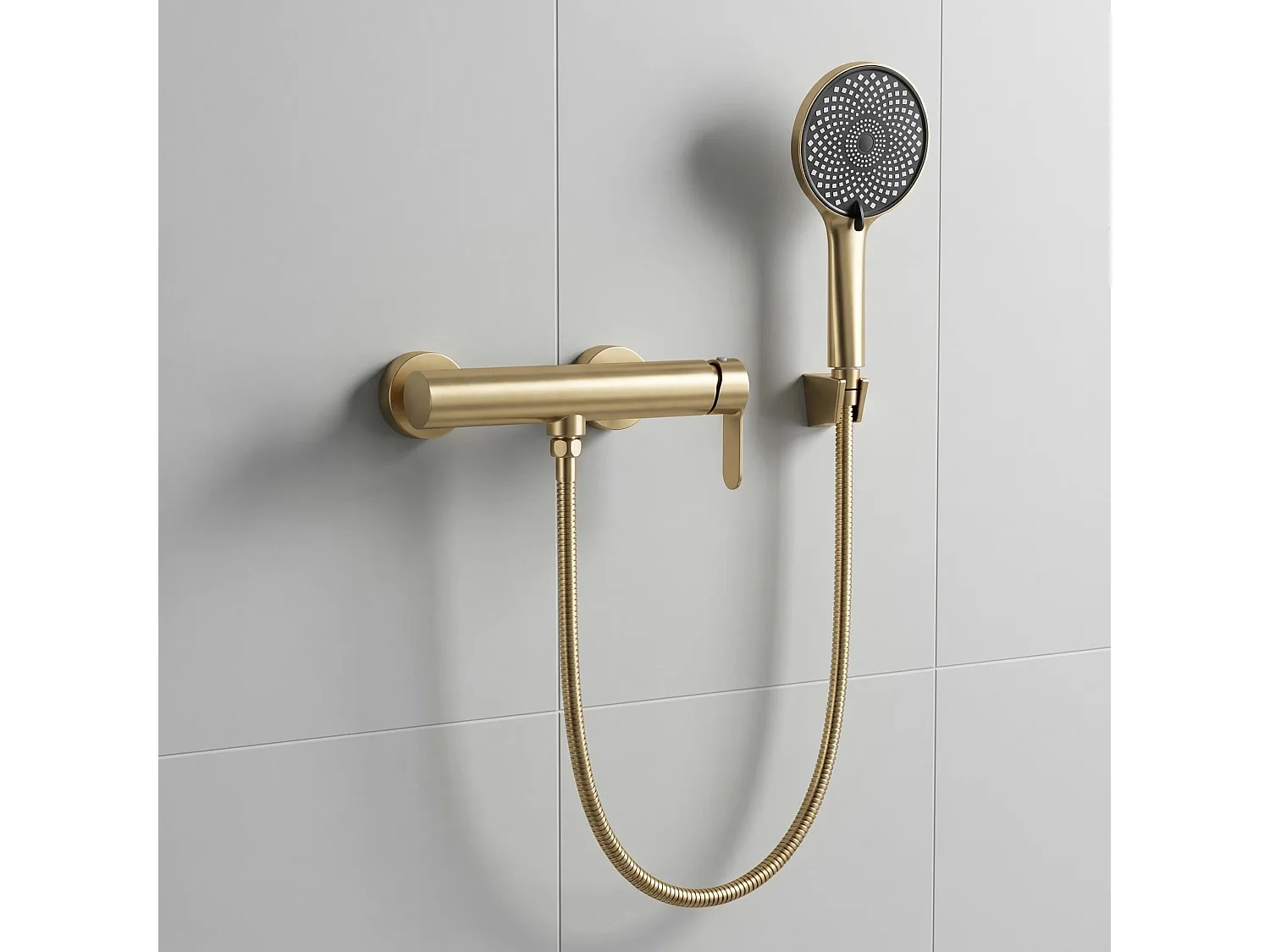 Robinet De Douche Rea Arcos Brush Gold