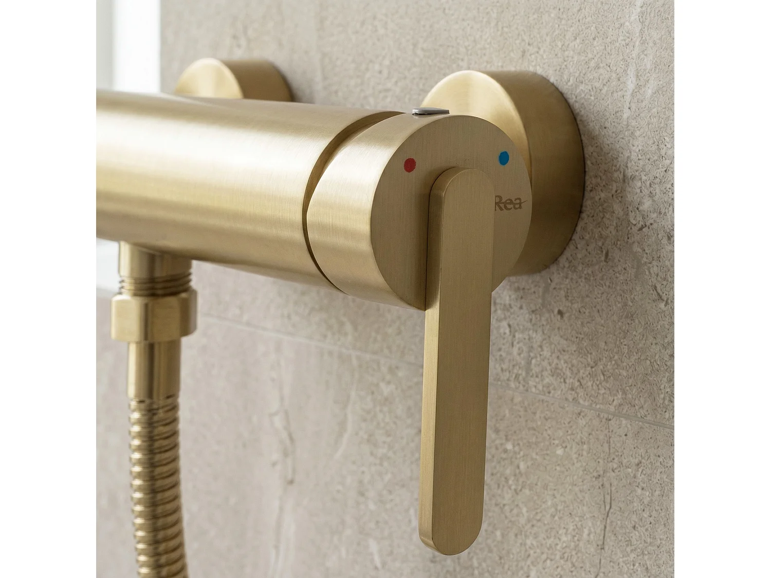Brusearmatur Rea Ontario Side Brush Gold