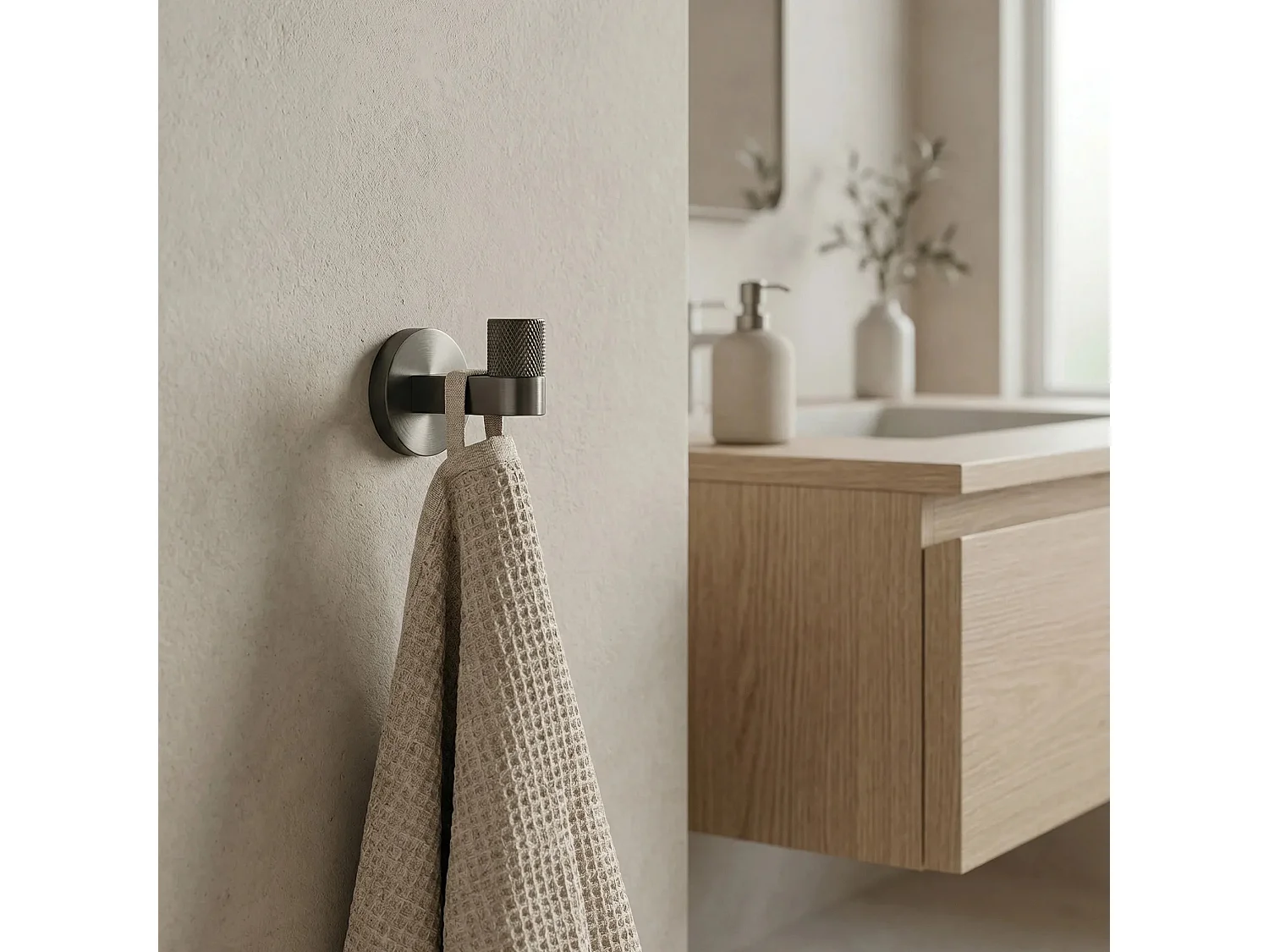 Cintre De Salle De Bain Rea 39104 Ori Titanium