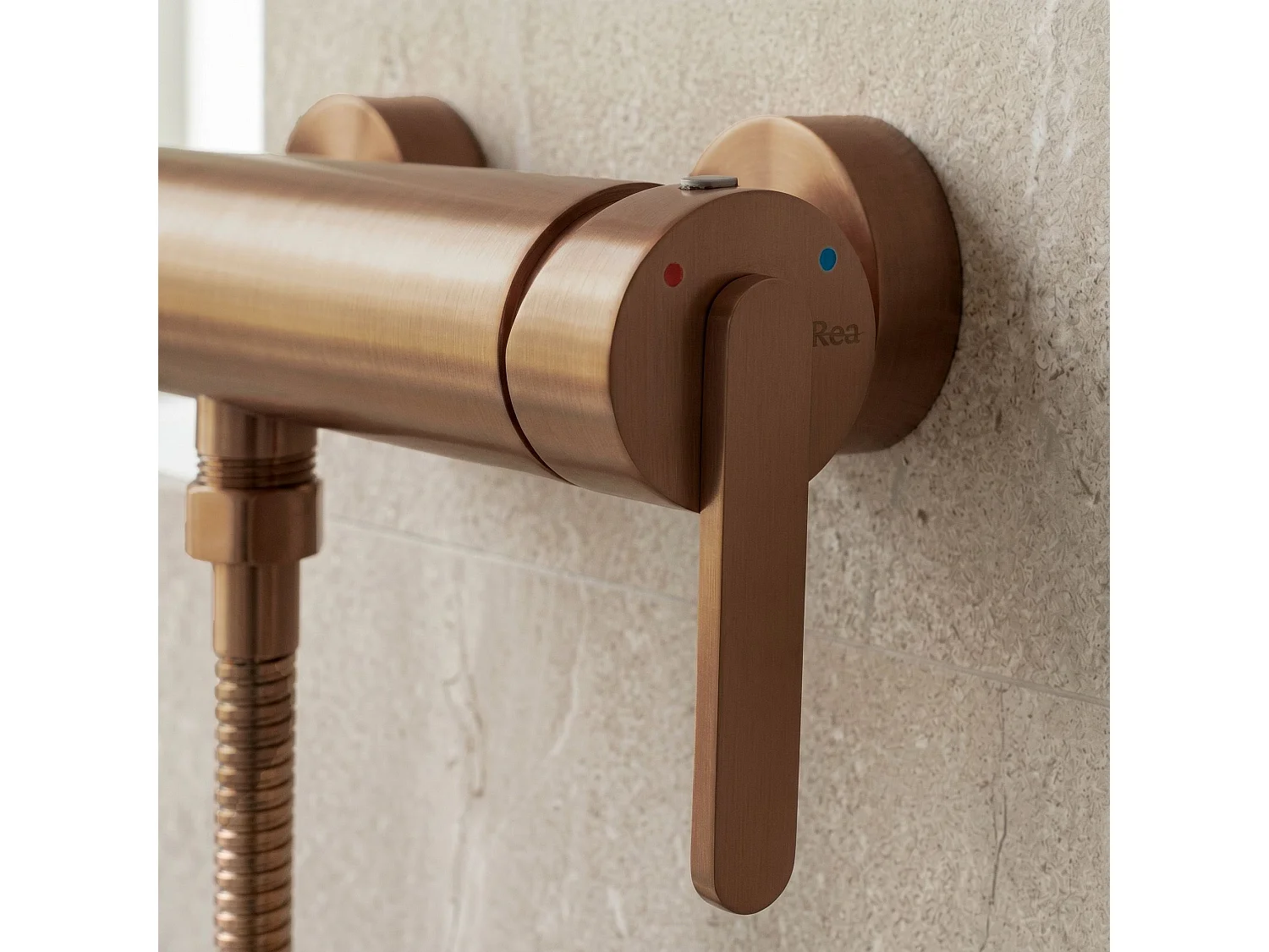Robinet De Douche Rea Ontario Side Brush Copper