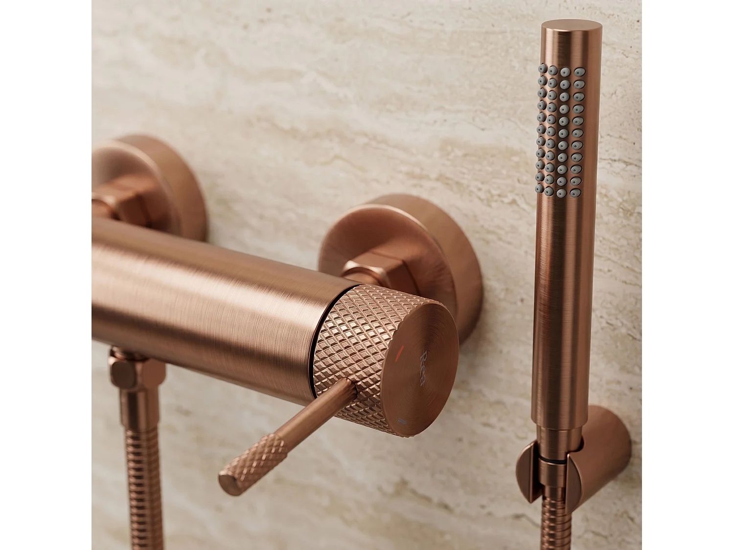 Robinet De Douche Rea Venti Brush Copper