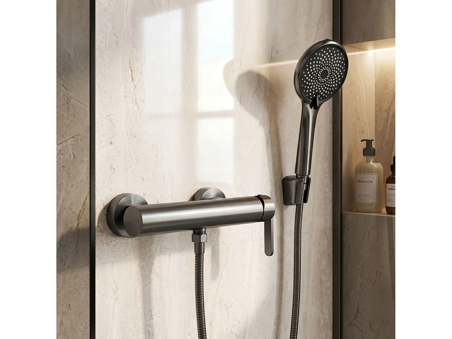 Robinet De Douche Rea Ontario Side Titanium