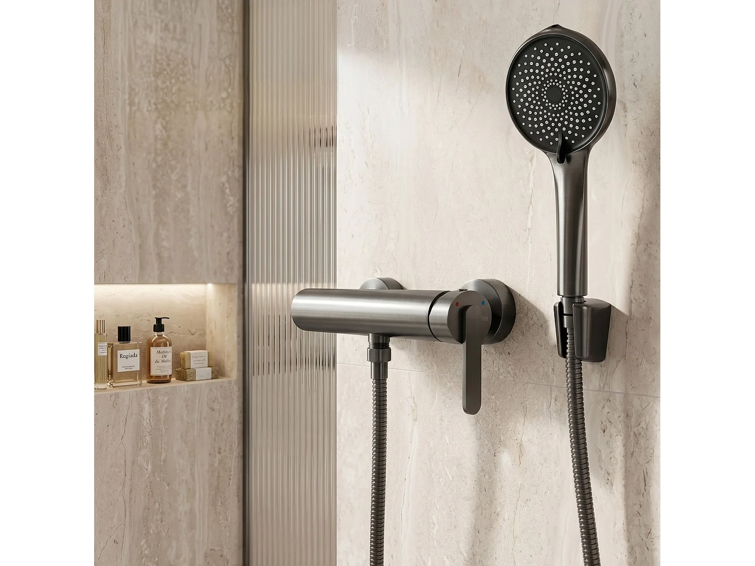 Robinet De Douche Rea Ontario Side Titanium