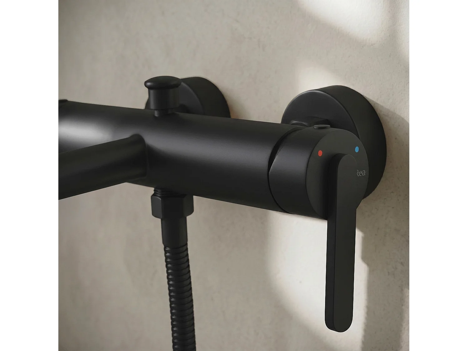 Robinet De Lavabo Encastré Rea Ontario Side Black