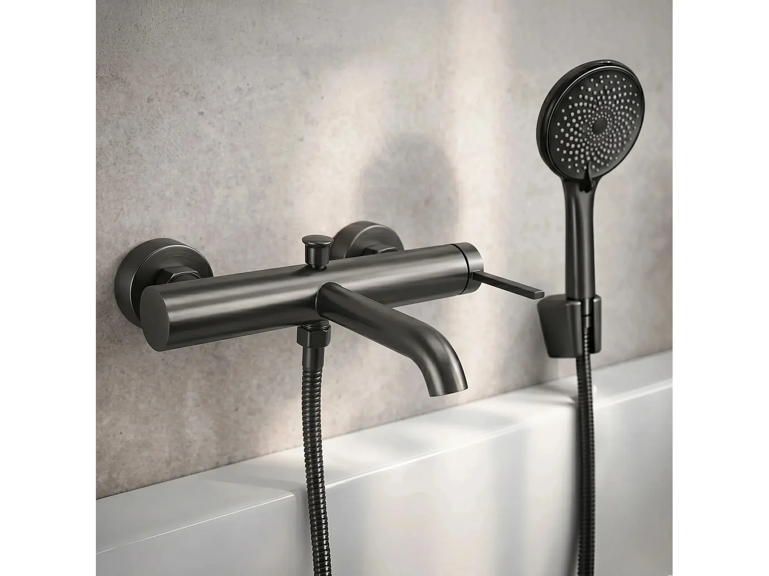 Robinet De Baignoire Rea Rivo Titanium
