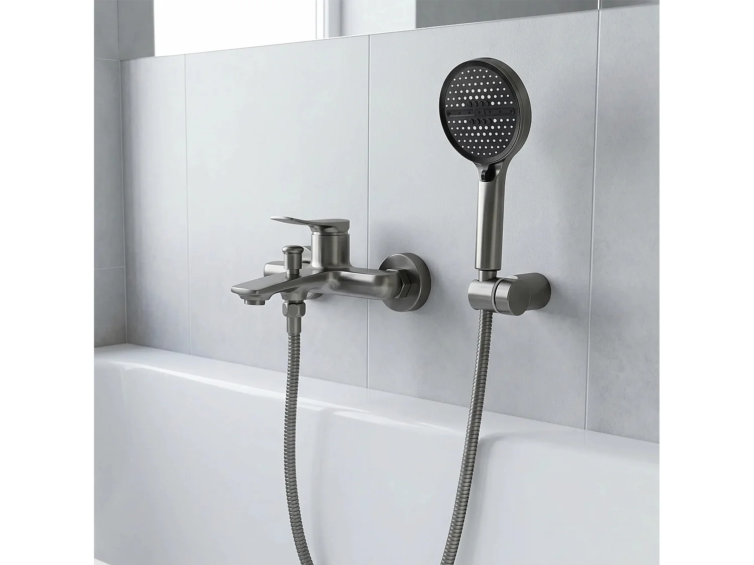 Robinet De Baignoire Rea Premium Vision Titanium